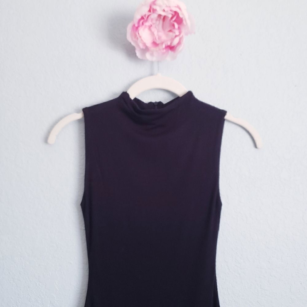 Naked‎ Wardrobe Black Jumpsuit with High Neck and Sleeveless Design - Picture 3 of 8